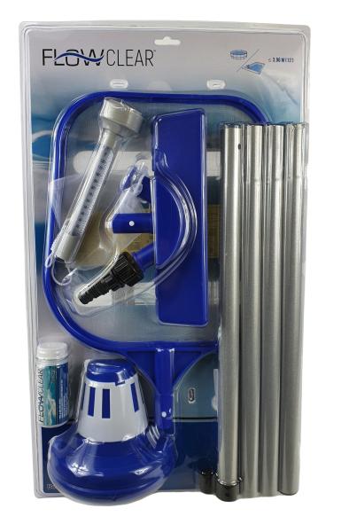Bestway Flowclear Poolpflege Set für Pools bis 396 cm